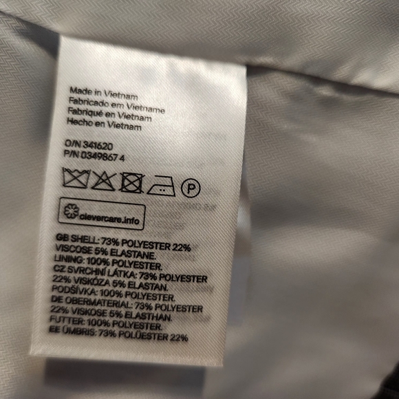 H&M Blazer Fitted One-Button Suit Jacket - Picture 11 of 12